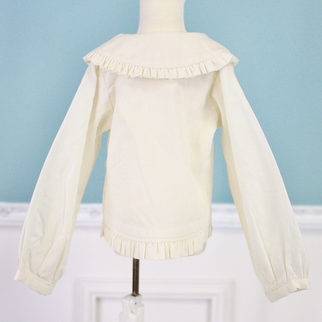 ビッグカラーフリルブラウス【LUTS MDF/KDF45 BOY】