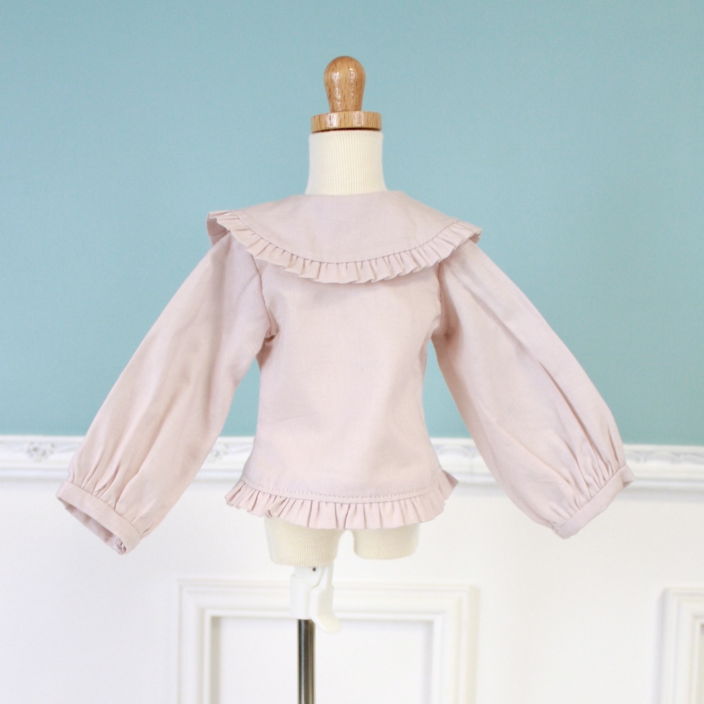 ビッグカラーフリルブラウス【MSD/SDM】