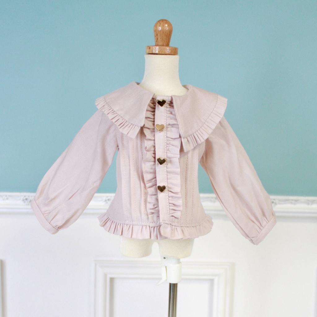 ビッグカラーフリルブラウス【MSD/SDM】