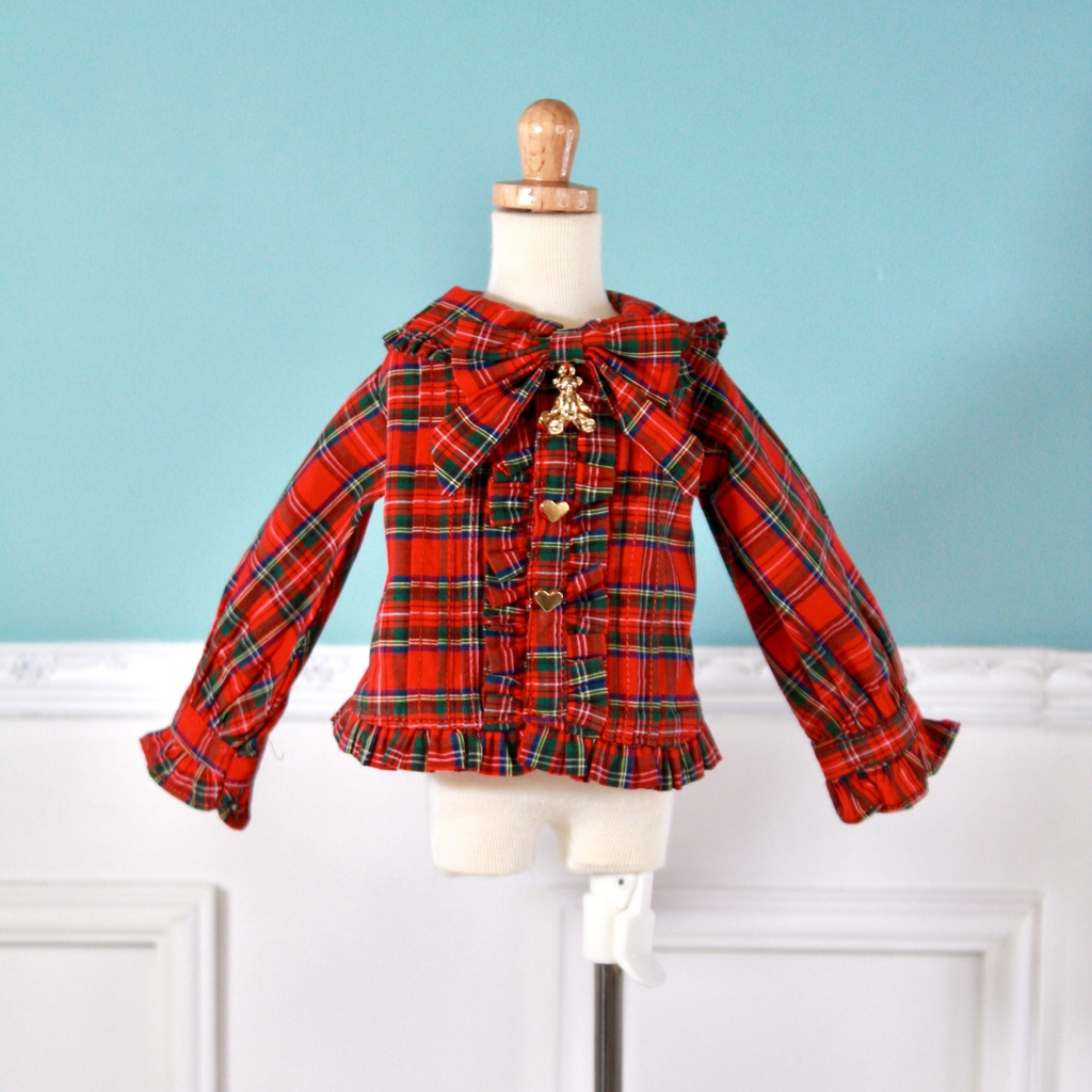 Romantic tartan Emilyブラウス