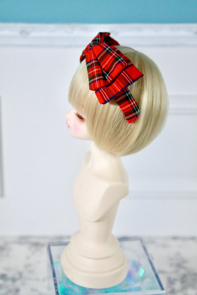 Romantic Tartan ベレー帽 / リボンカチューシャ