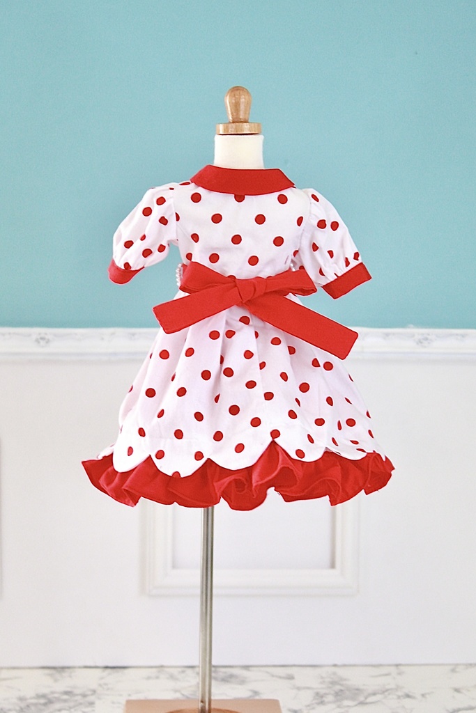 Poppin’ Dotスカラップワンピースセット