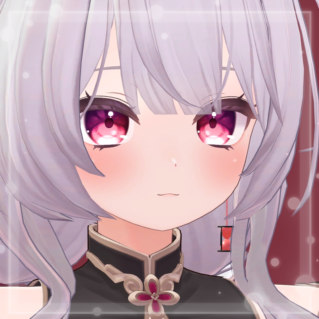 【PB対応】 VRCHAT向けアクセサリー~sunatokei_earring~