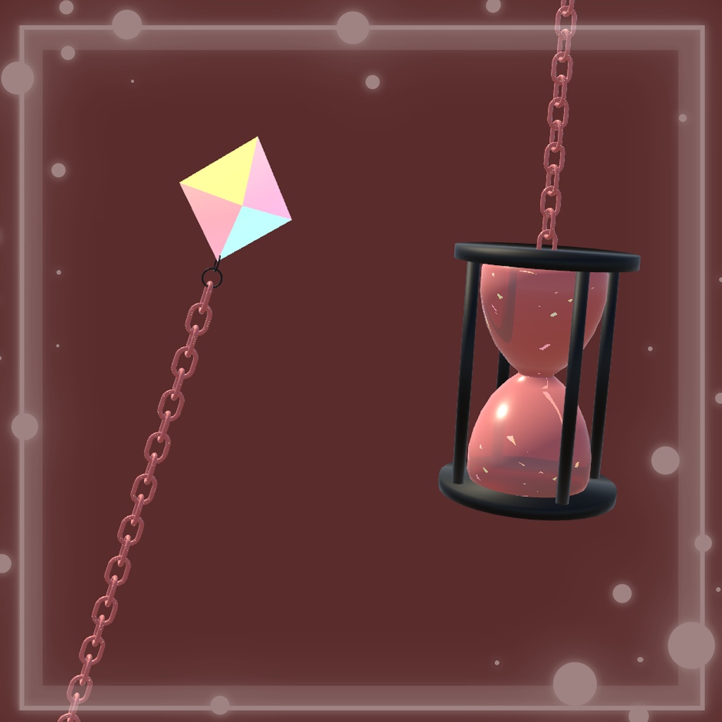 【PB対応】 VRCHAT向けアクセサリー~sunatokei_earring~