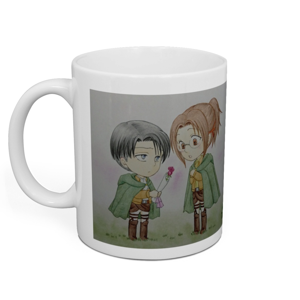 AOT マグカップ(リヴァイ&ハンジ)1