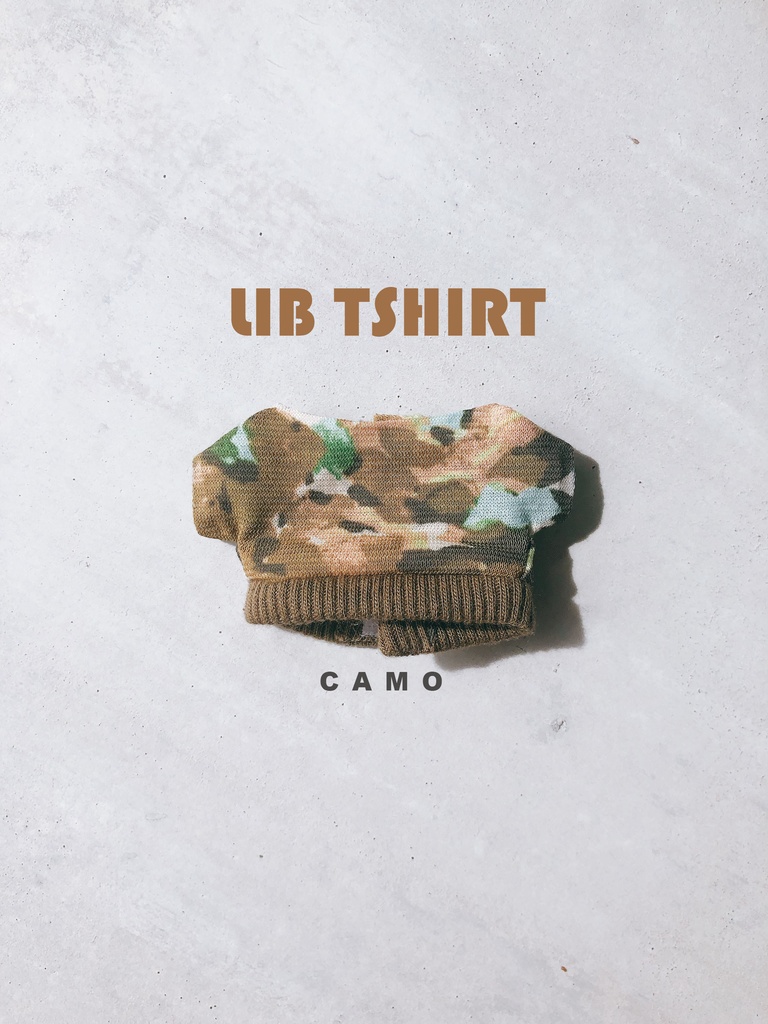 リブTシャツ(カモ)