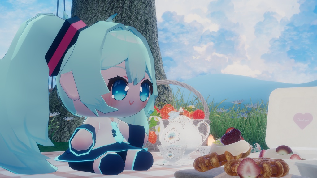 [VRC Avatar] Plush Miku - wysteriaflower - 4/4