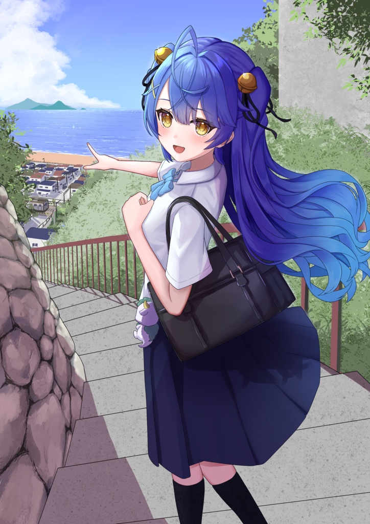 天宮こころ_学パロ風_アクリルブロック