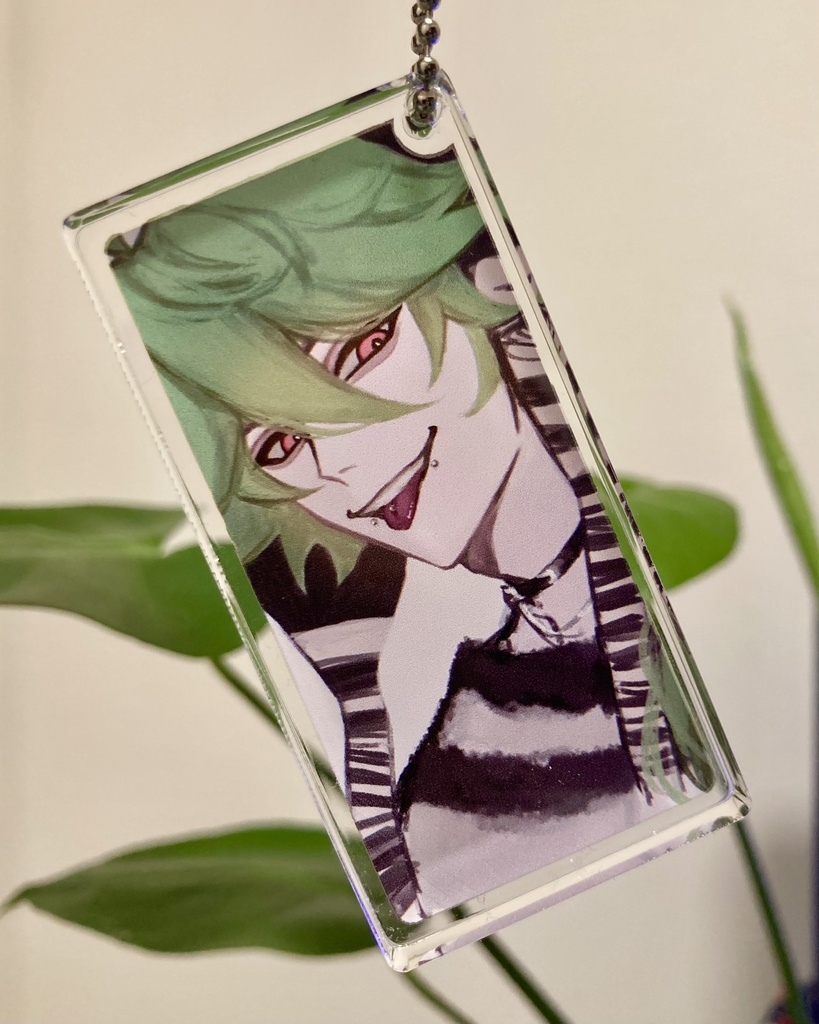 Ezreal domino acrylic kaychain