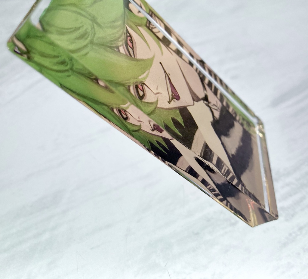 Ezreal domino acrylic kaychain