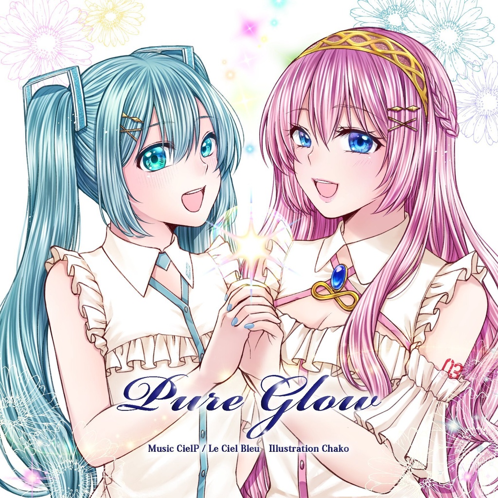 シングルCD「Pure Glow」(ダウンロードQRコード付き)