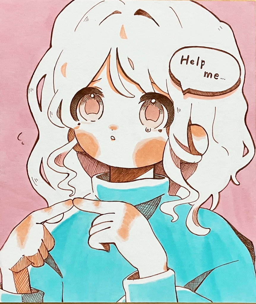 オリジナル女の子イラスト２枚