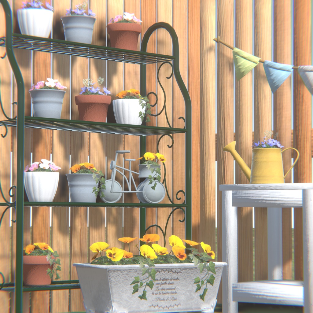 ナチュラルガーデンセット98点