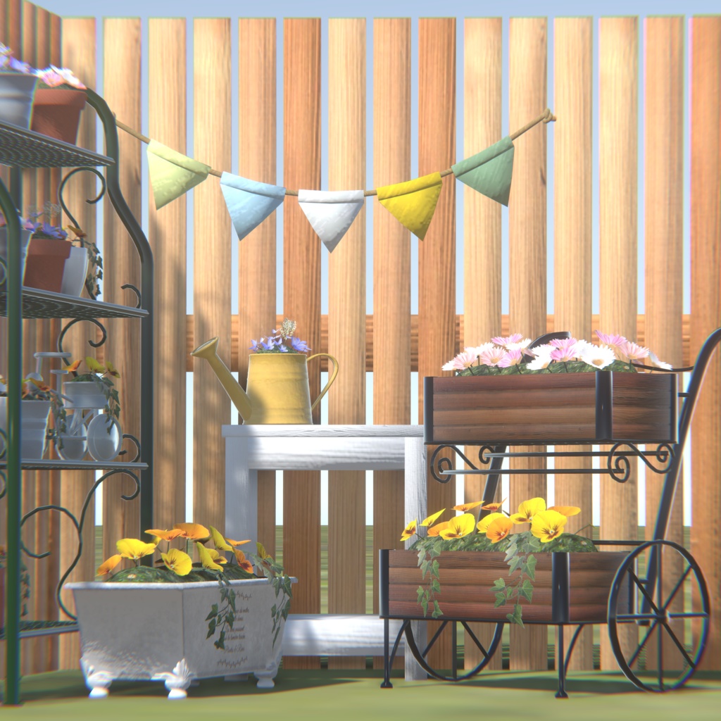 ナチュラルガーデンセット98点