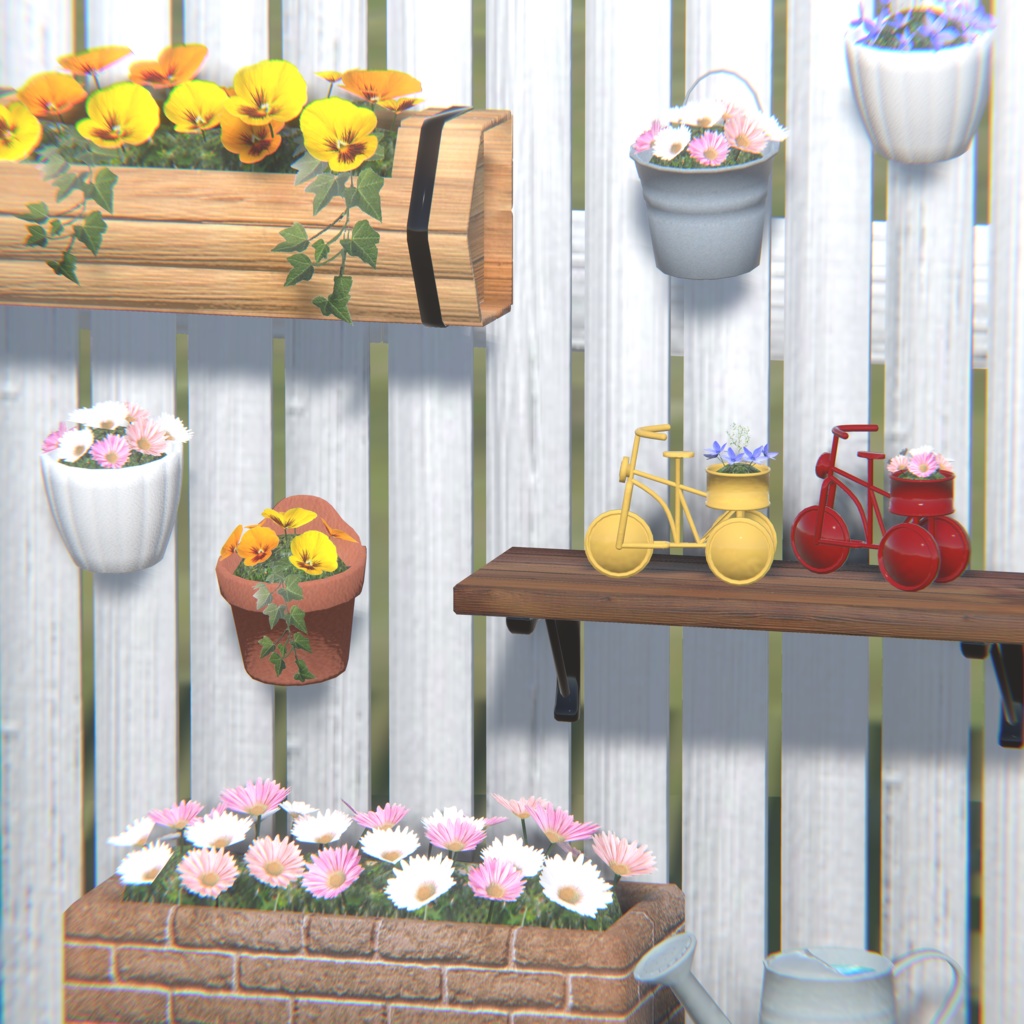 ナチュラルガーデンセット98点