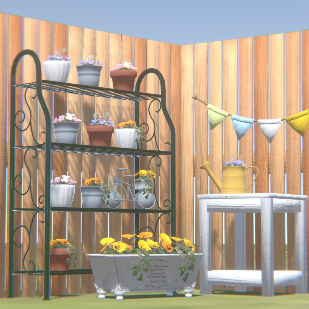 ナチュラルガーデンセット98点