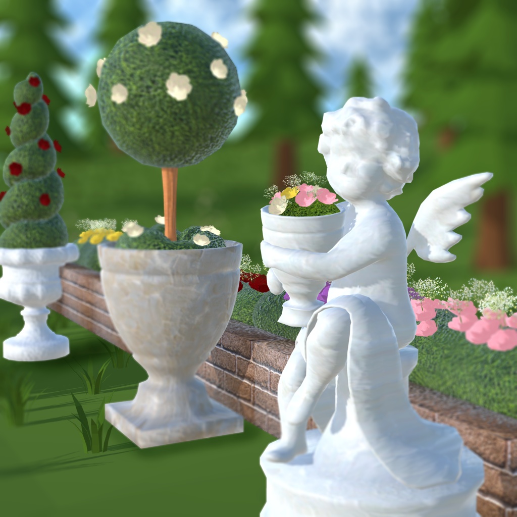 ローズガーデンセット87点