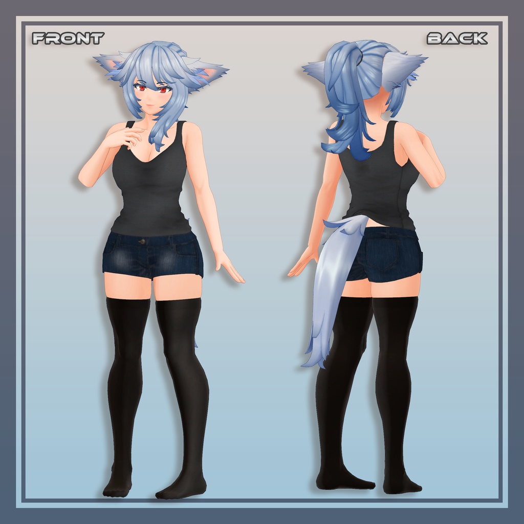 【VRC向け3Dアバター】クレスト