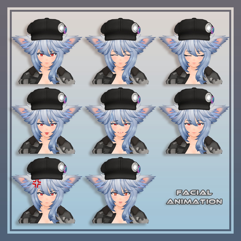 【VRC向け3Dアバター】クレスト