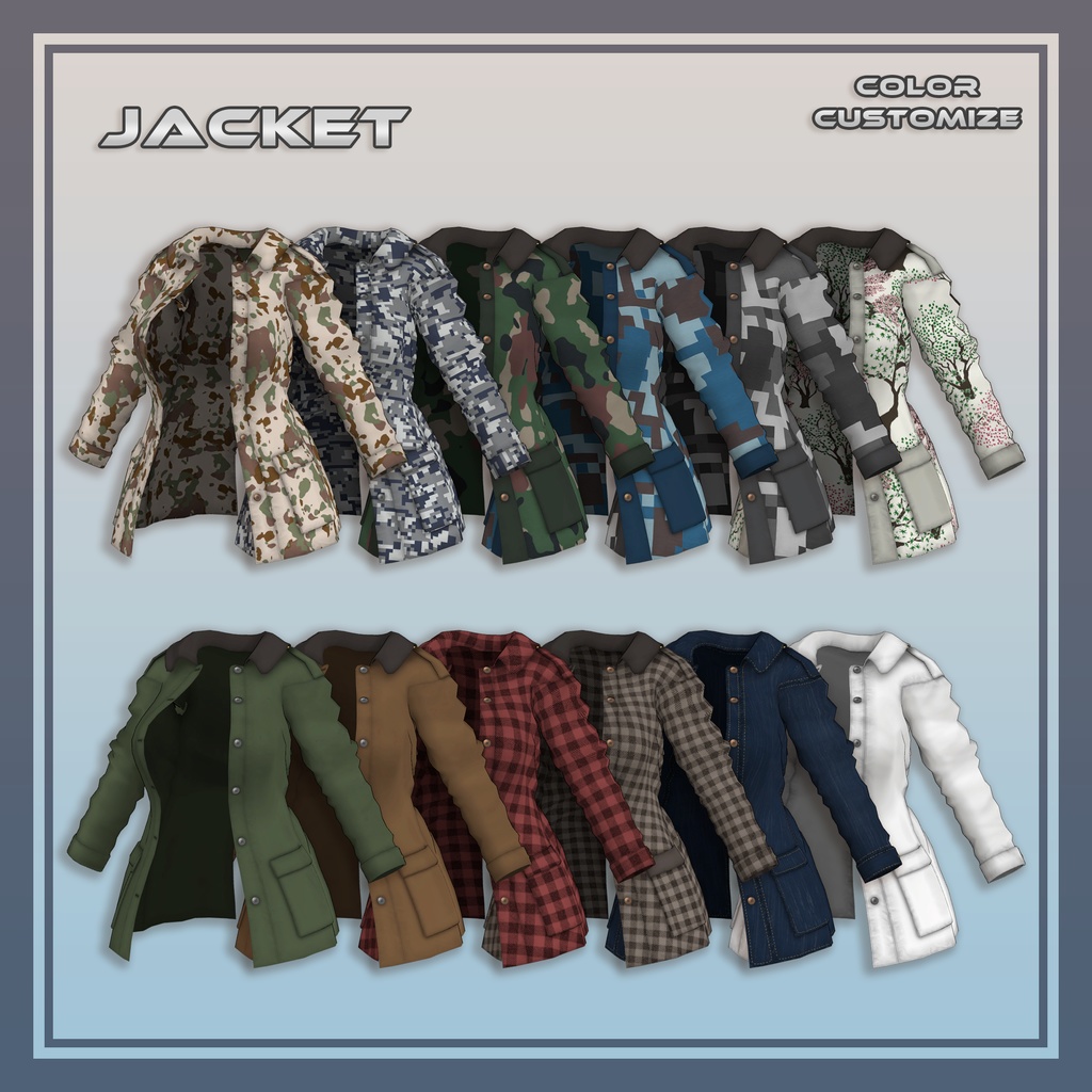 【VRC向け3Dアバター】クレスト