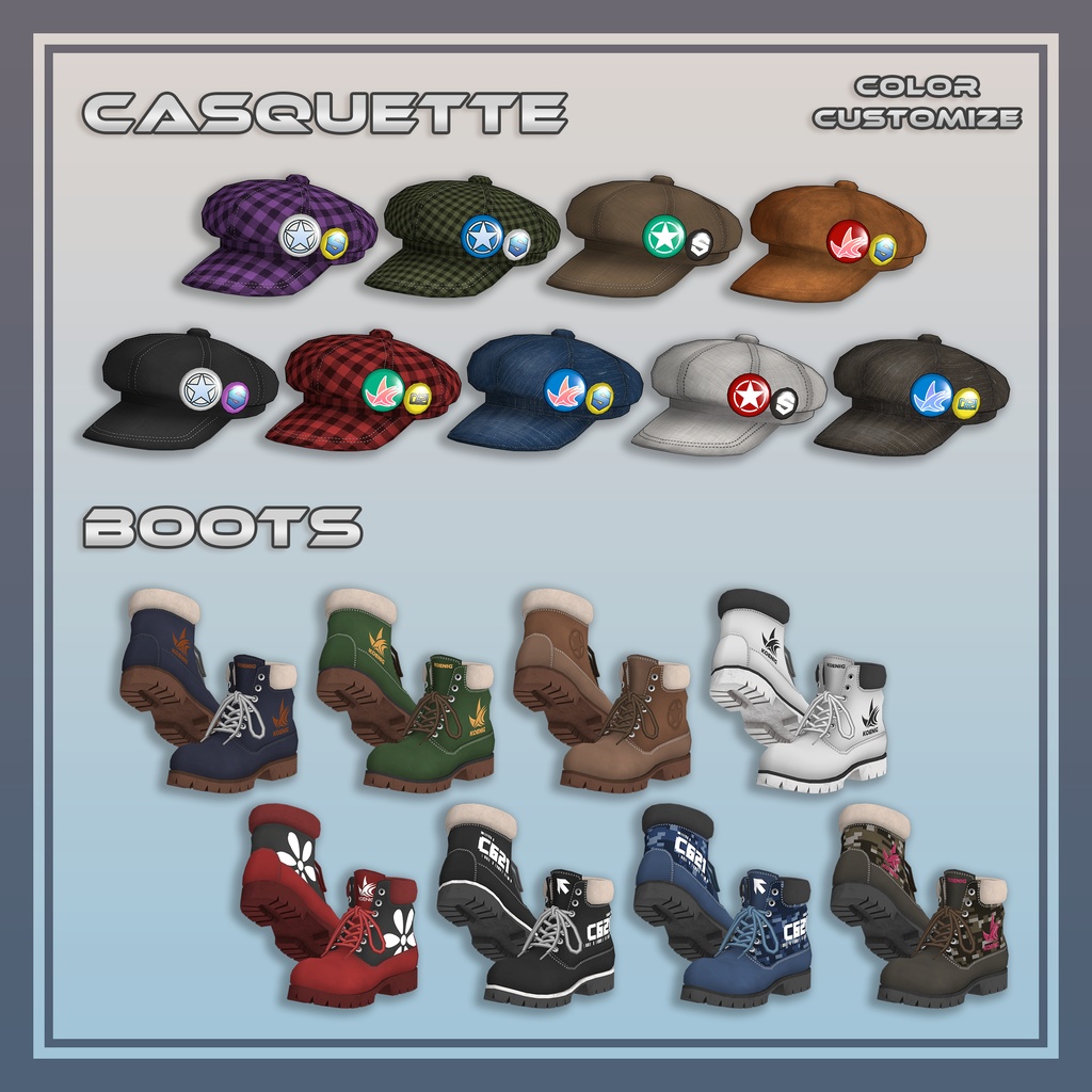 【VRC向け3Dアバター】クレスト