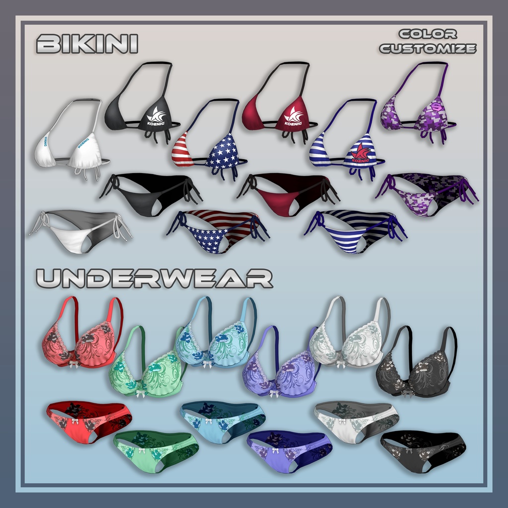 【VRC向け3Dアバター】クレスト