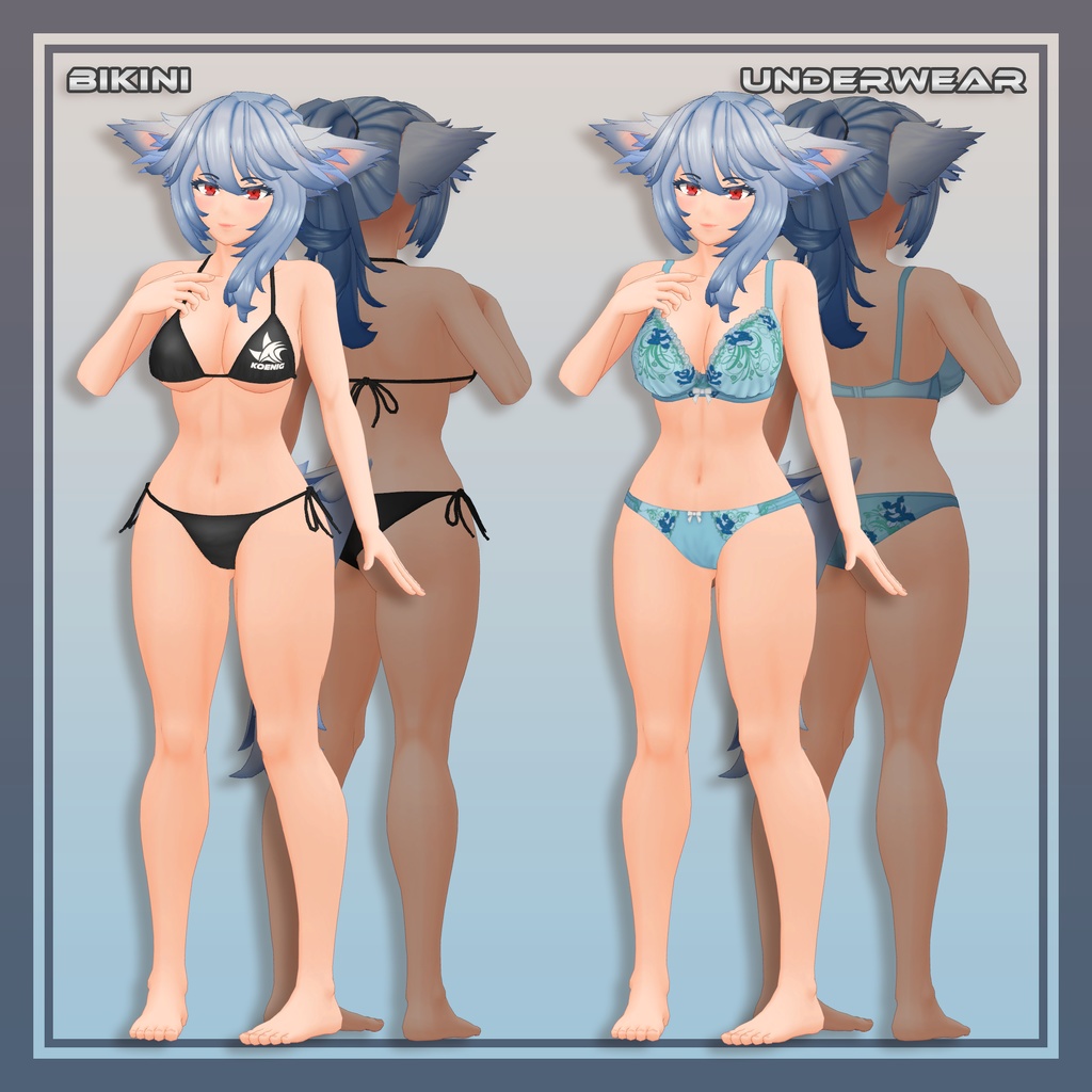 【VRC向け3Dアバター】クレスト