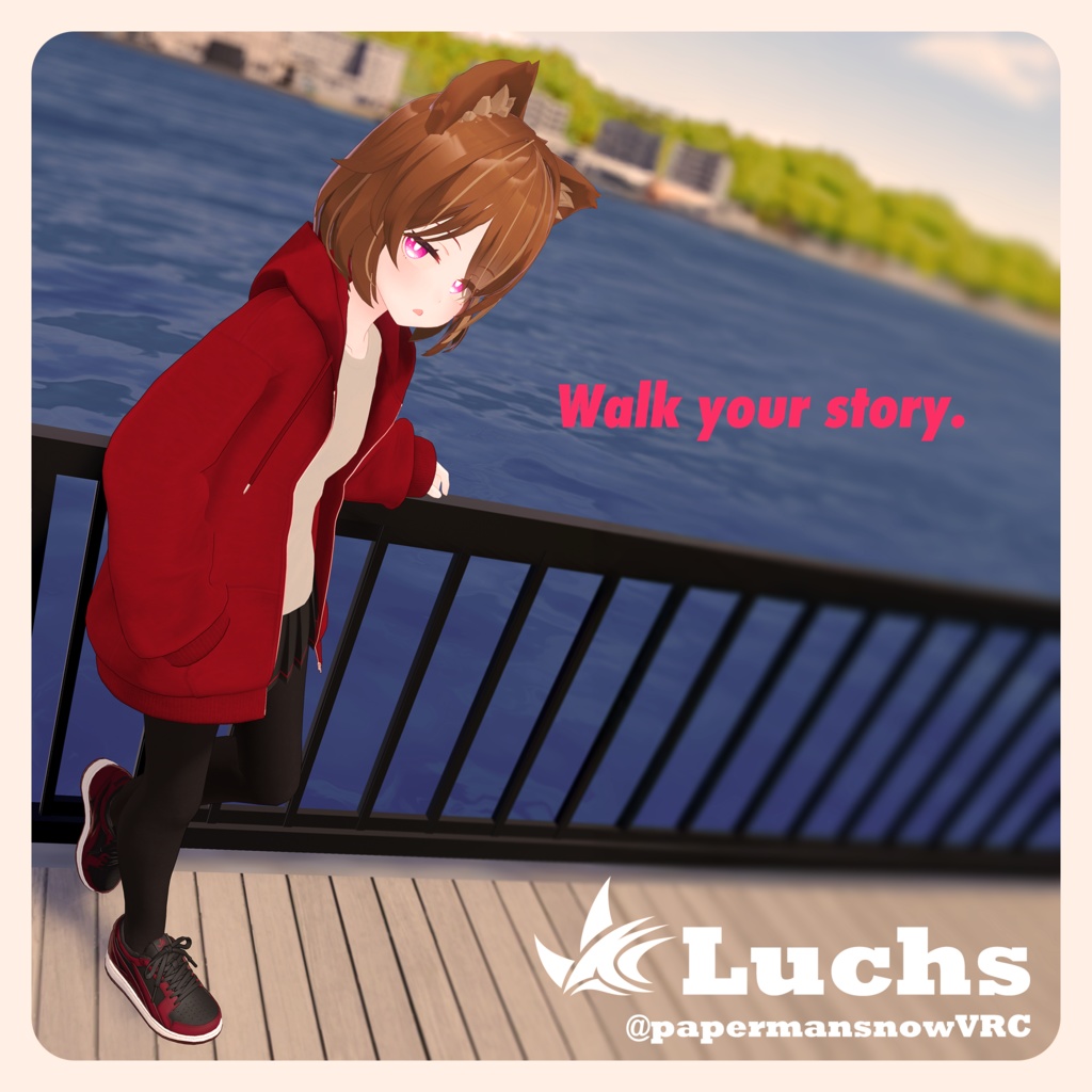 【複数アバター対応】Luchs アバタースニーカー