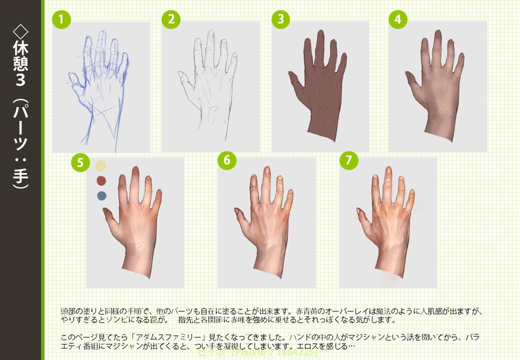 厚塗りの描きこみについてできるだけ一生懸命語るメイキング