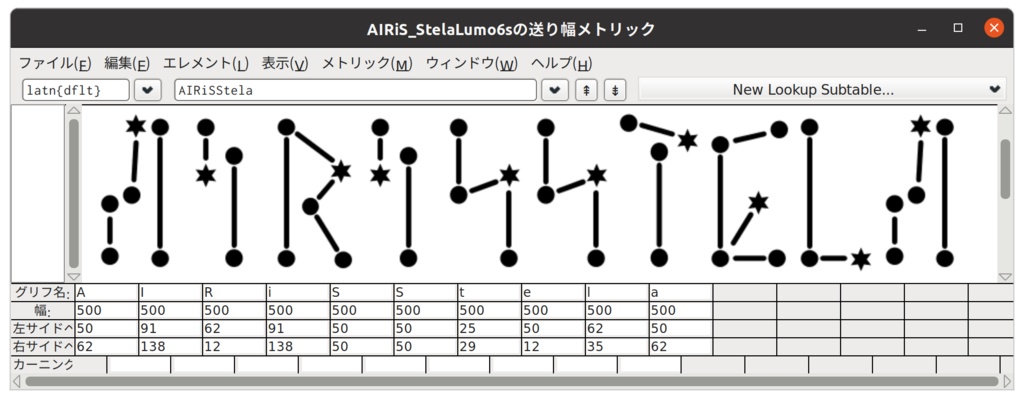 星空・星座風フリーフォント集 Stela* シリーズ