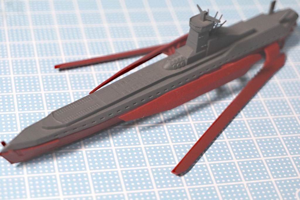 架空艦『古代戦艦イリスヨナ』ガレージキット(設定検証プロップモデル ver2021.04.01)