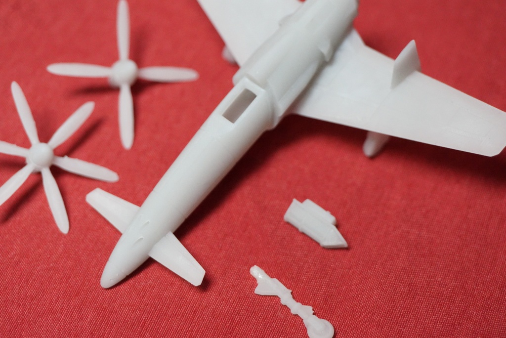 震電 局地戦闘機 1/144 モデル