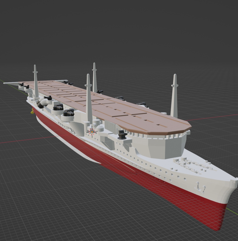 航空母艦 龍驤 1/2000,1/3000 ガレージキット フルハル・ウォーターライン