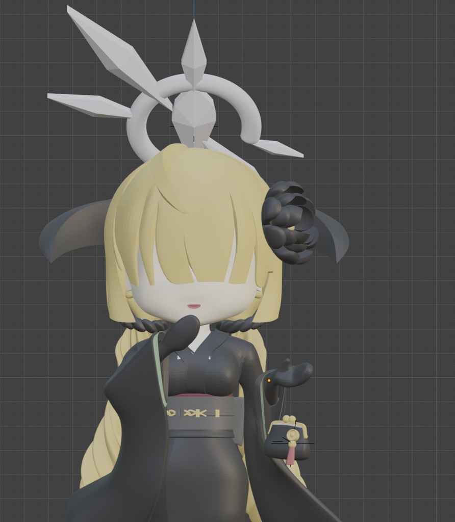 ブルーアーカイブ 鰐淵アカリ(正月) SD ガレージキット