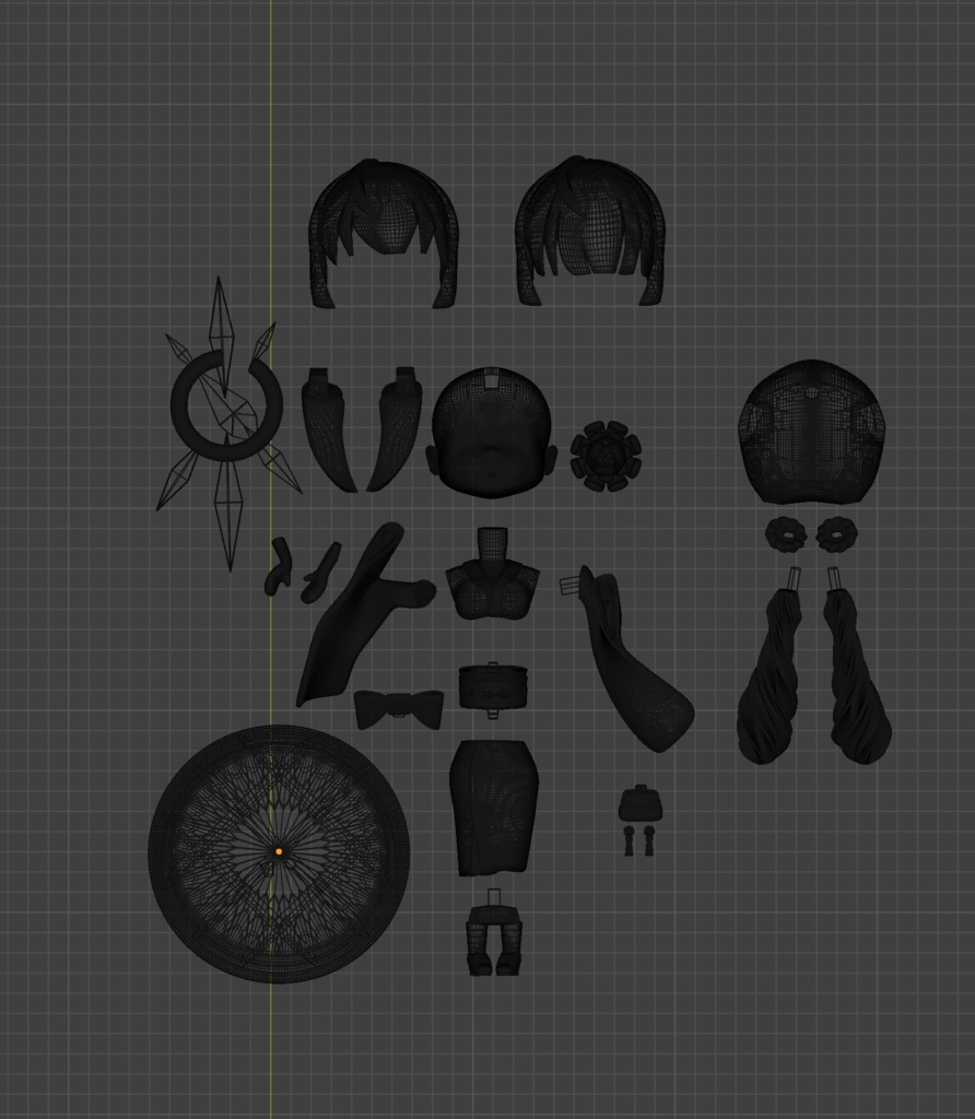 ブルーアーカイブ 鰐淵アカリ(正月) SD ガレージキット