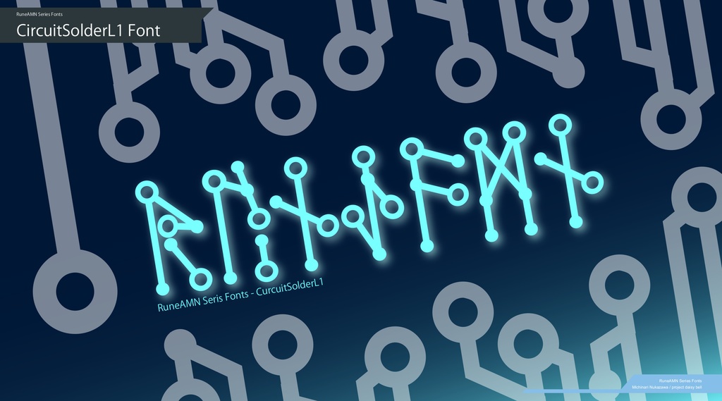 ルーン文字フォント セット RuneAMN Series Fonts free