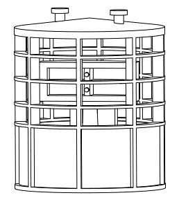 1/700 英国海軍 Type271 レーダー(A) 6パーツセット