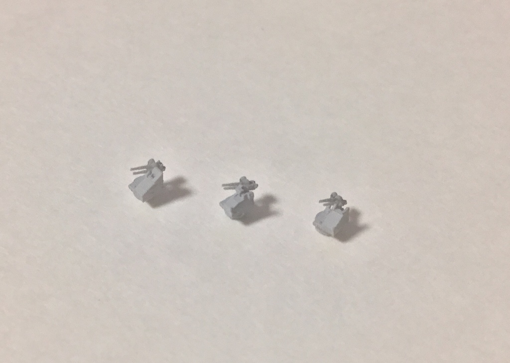 1/700 エリコン20mm連装機銃 Mk.V (power) mounting 1943 後期型 12パーツセット