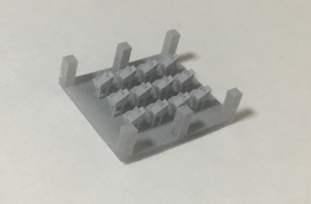 1/700 エリコン20mm連装機銃 Mk.V (power) mounting 1942-44 12パーツセット