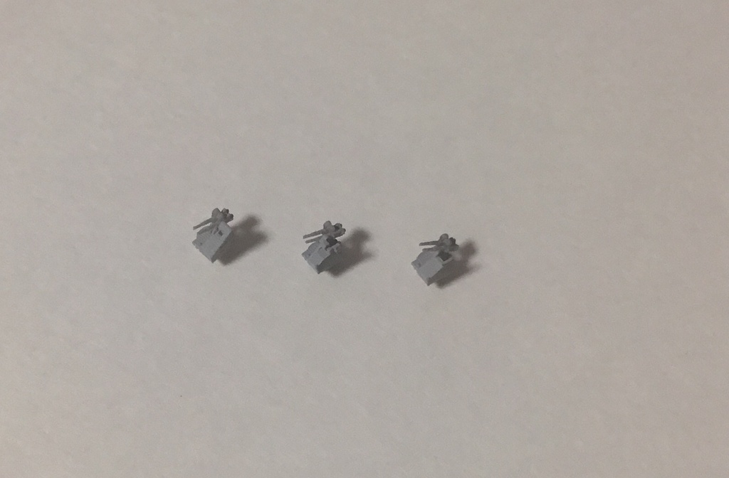 1/700 エリコン20mm連装機銃 Mk.V (power) mounting 1942-44 12パーツセット