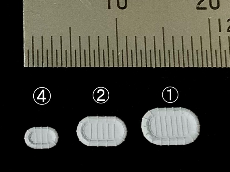 1/700 カーリーフロート(救命いかだ)(1) 12パーツセット