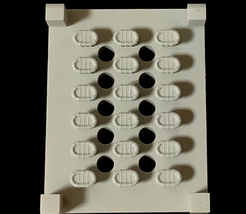 1/700 カーリーフロート(救命いかだ)(4) 18パーツセット