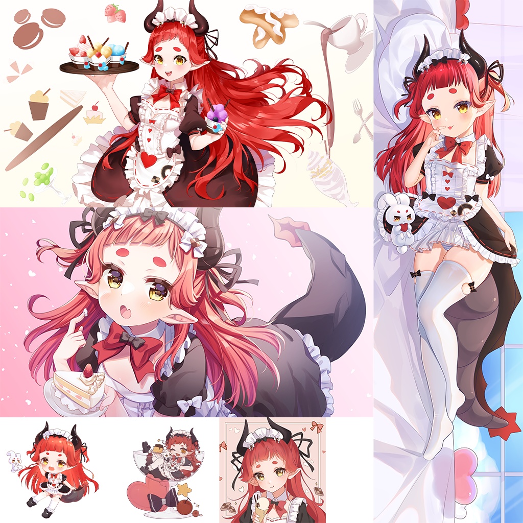 【限定1点】ドラゴンメイド+illustration