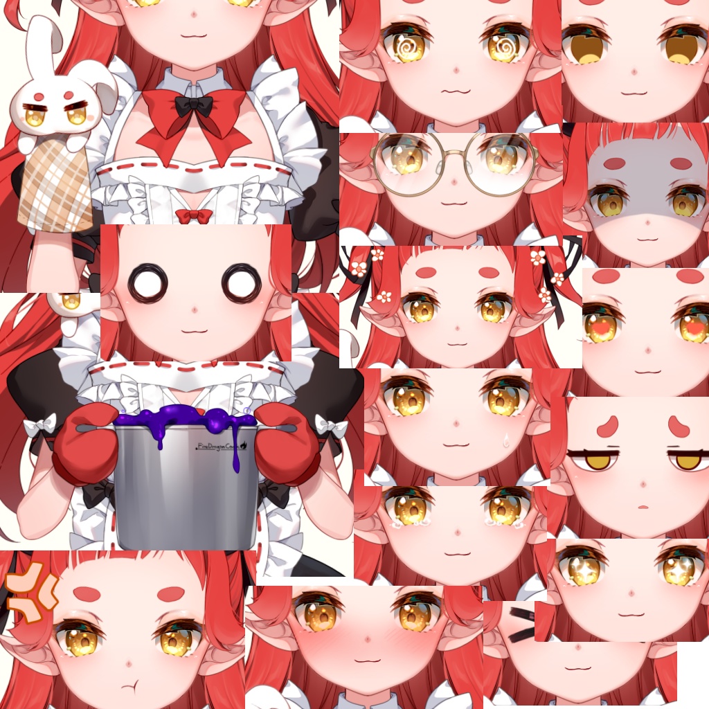 【限定1点】ドラゴンメイド+illustration