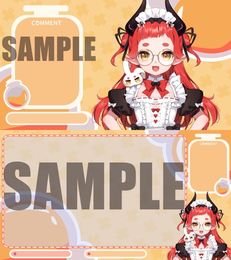 【配信用オーバーレイ】三色 薬瓶