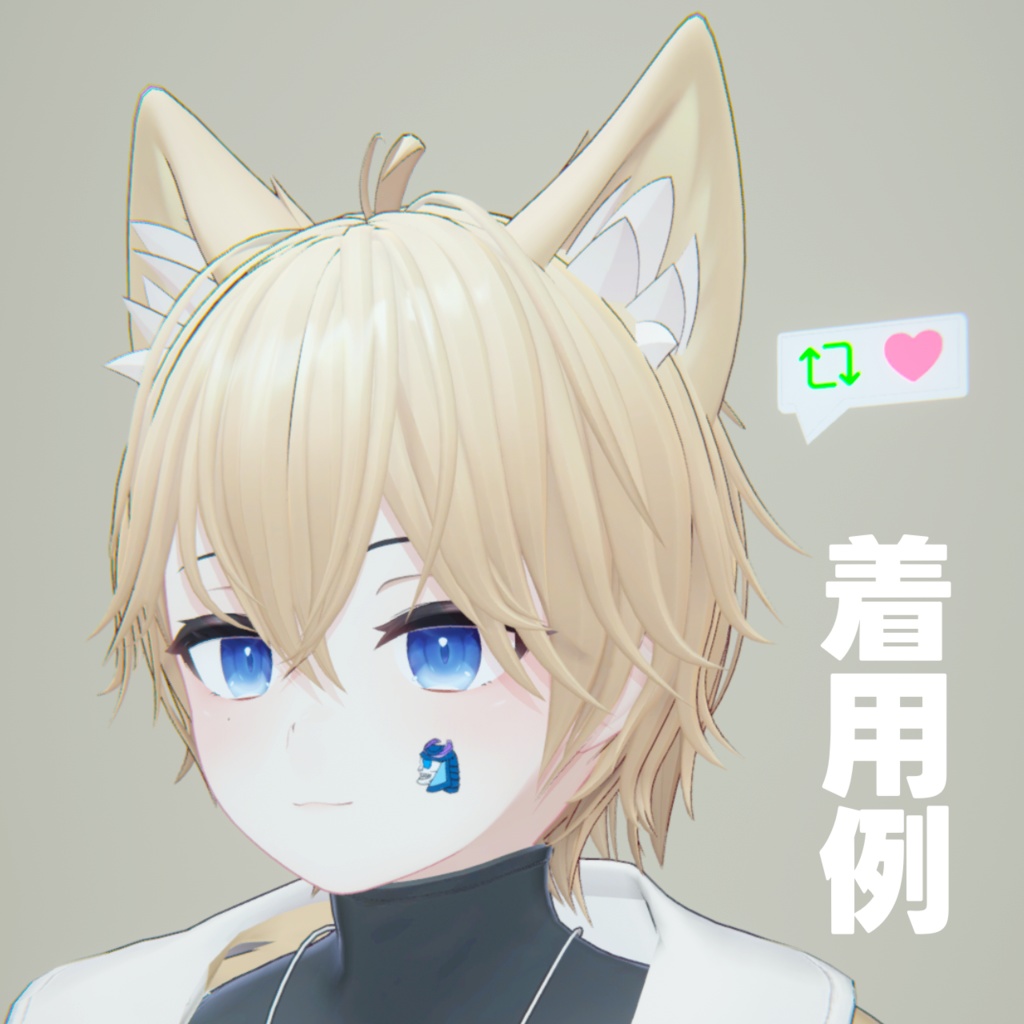 【MA対応】吹き出しヘアピン