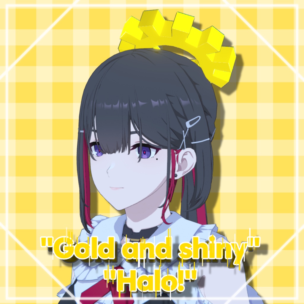 Gold and shiny Halo