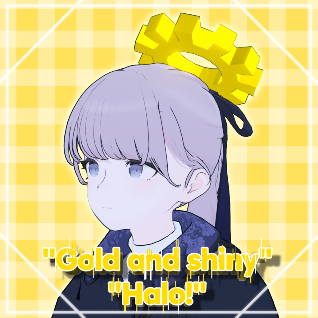 Gold and shiny Halo