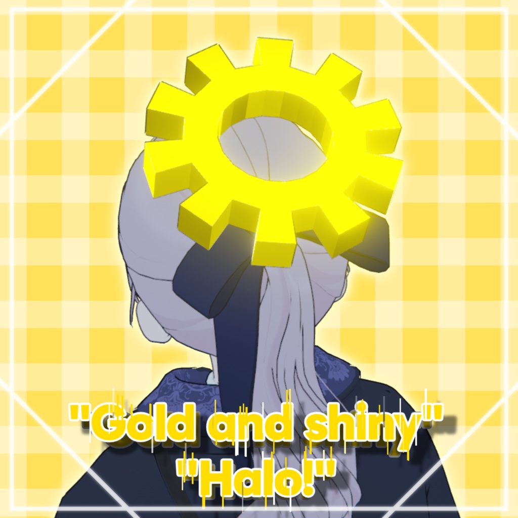 Gold and shiny Halo