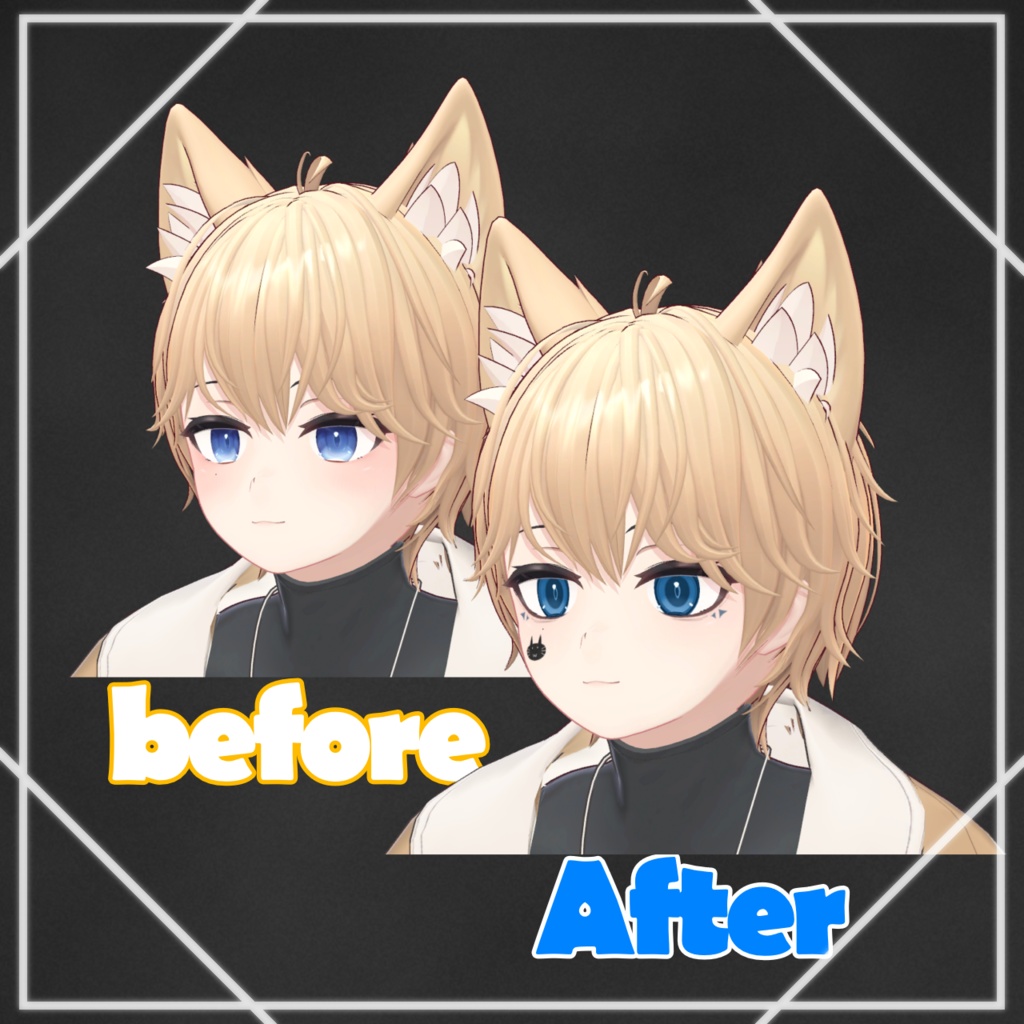 【Maro専用】MakeUp_&_Eye_Texture _Set